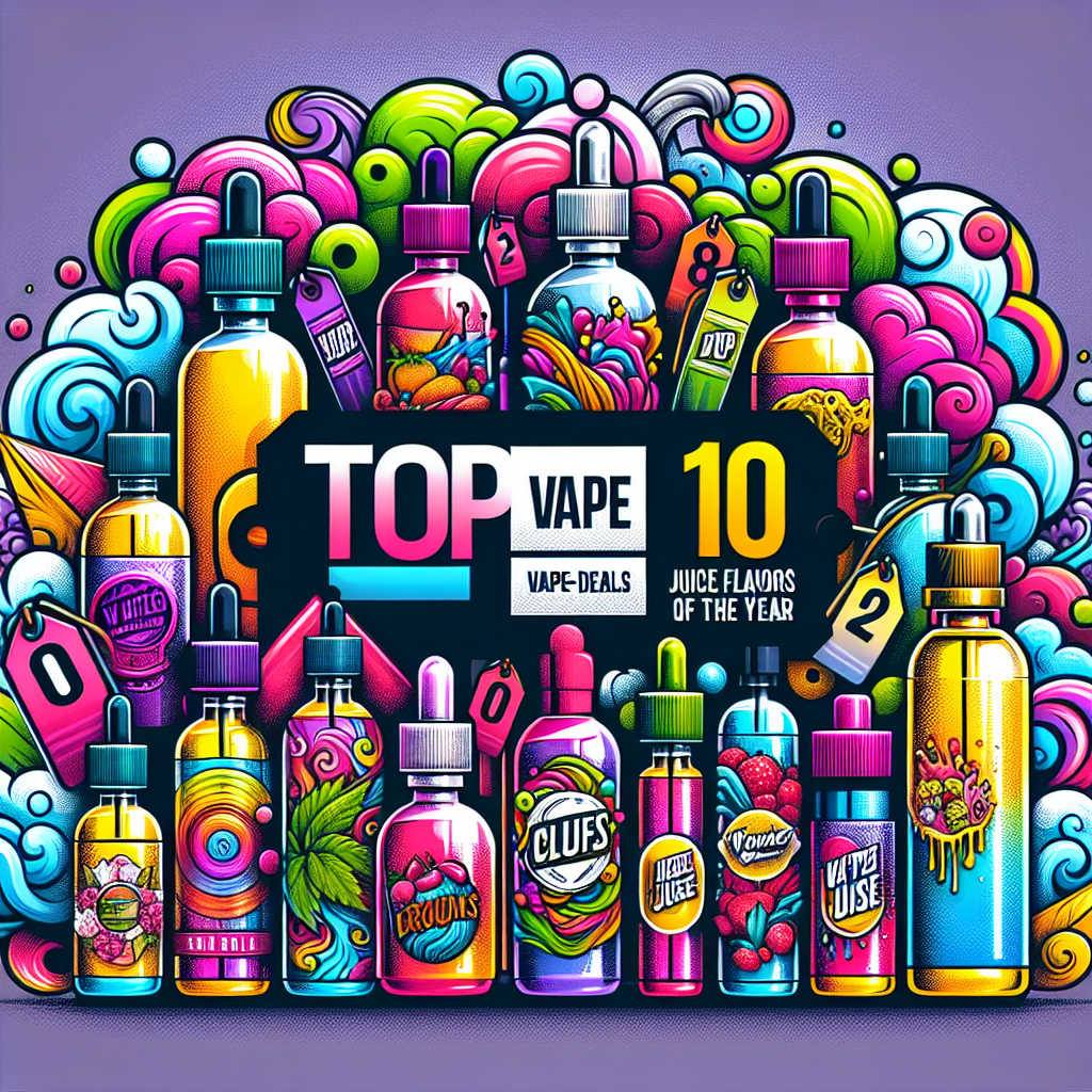 The Top 10 Most Popular Vape Juice Flavors of the Year