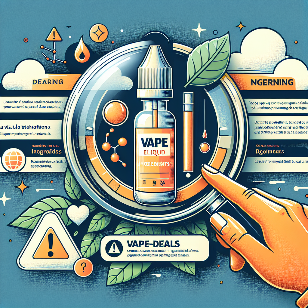 Vape Eliquid: A Closer Look at Ingredients and Safety Concerns